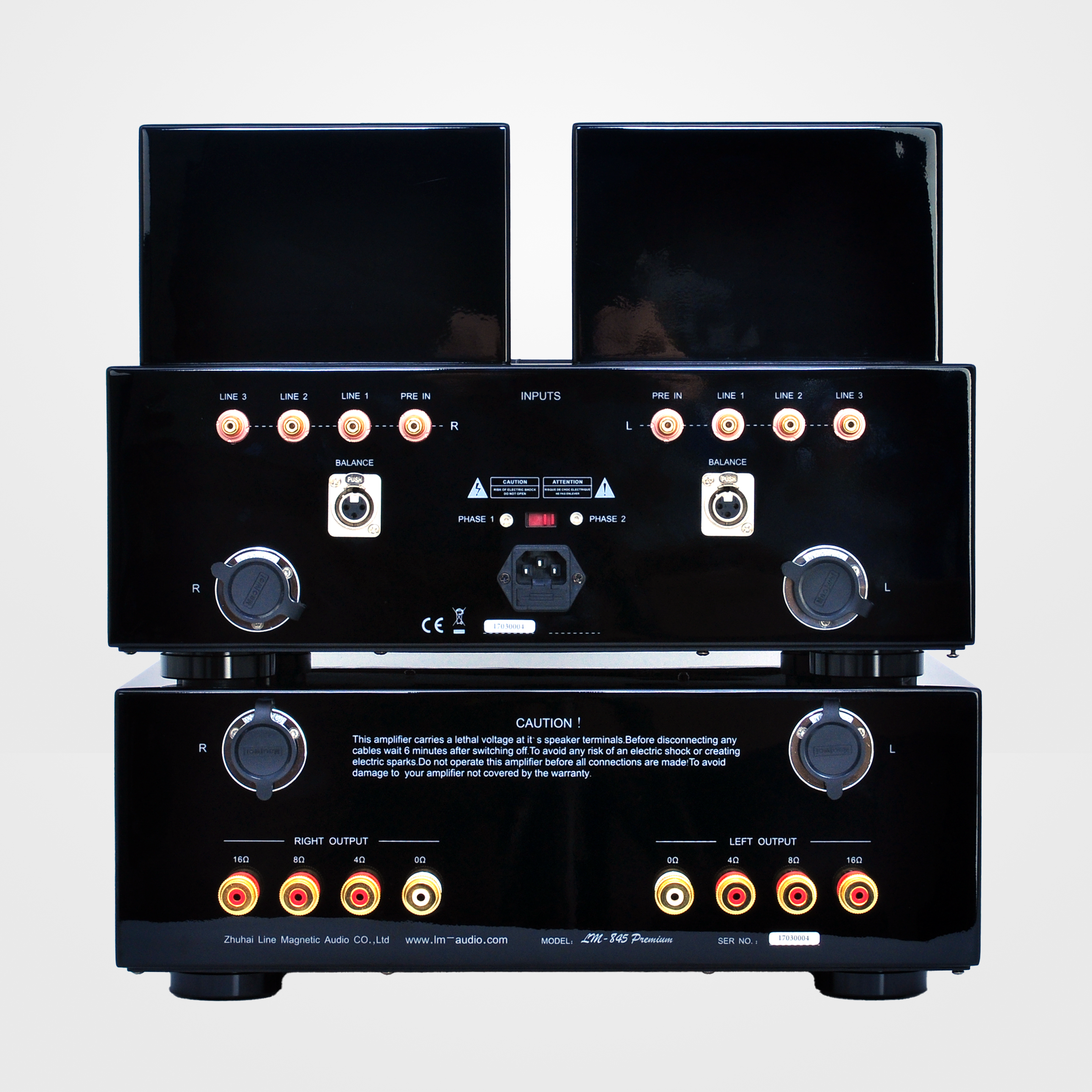 LM-845 Premium – Vacuum Tube Integrated Amplifier – Single-Ended 845 – 2x30W