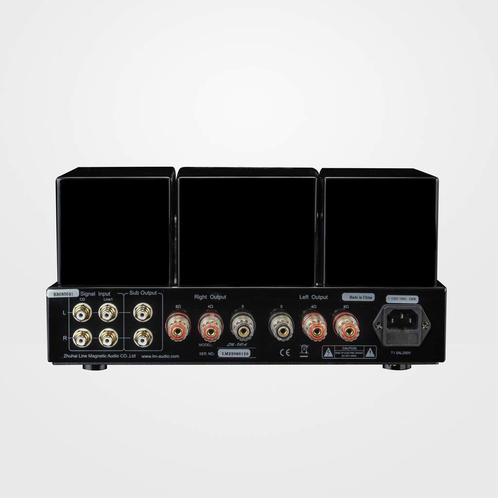 LM-84IA Integrated Tube Amplifier – Push-Pull EL84 – Class AB – 2x12W