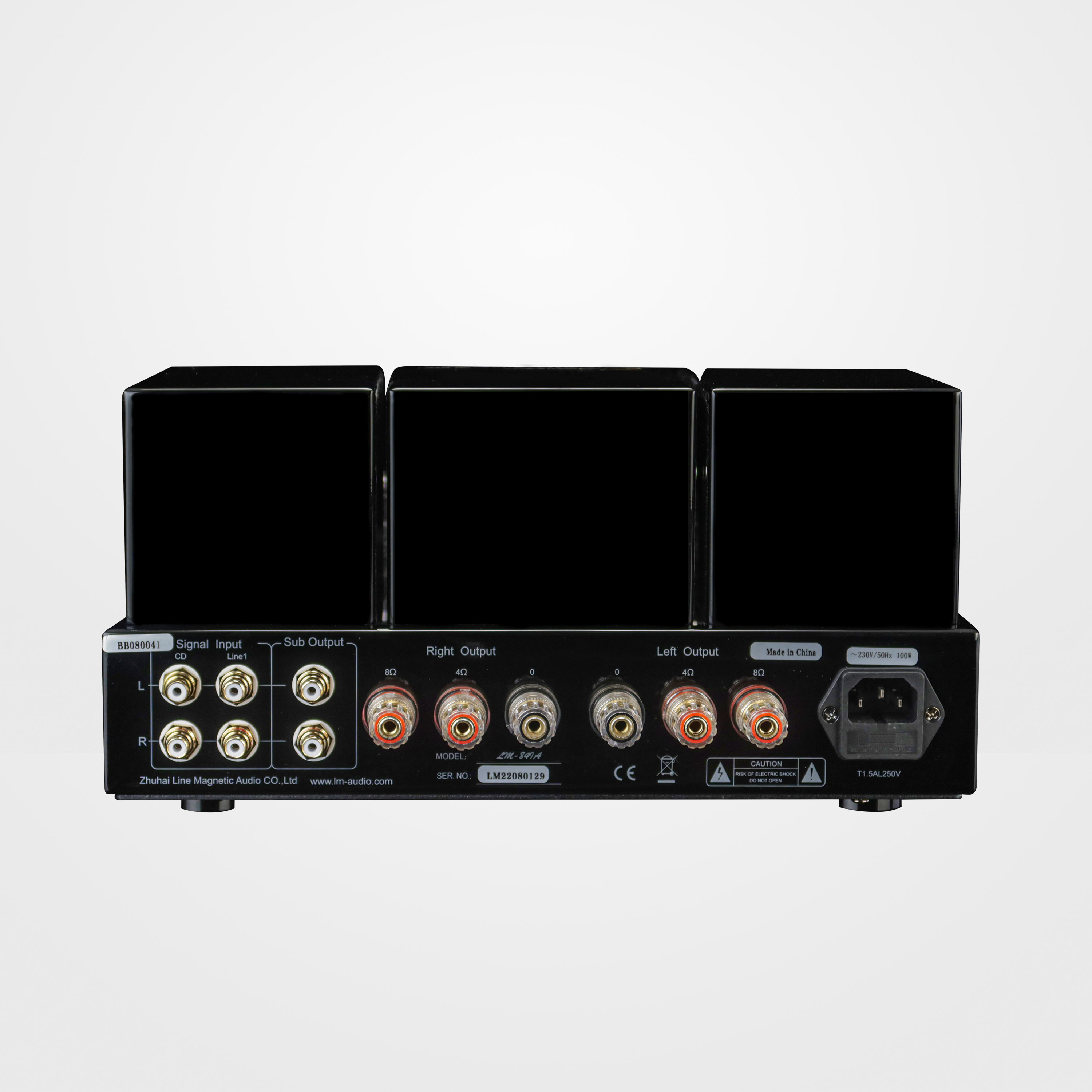 LM-84IA Integrated Tube Amplifier – Push-Pull EL84 – Class AB – 2x12W